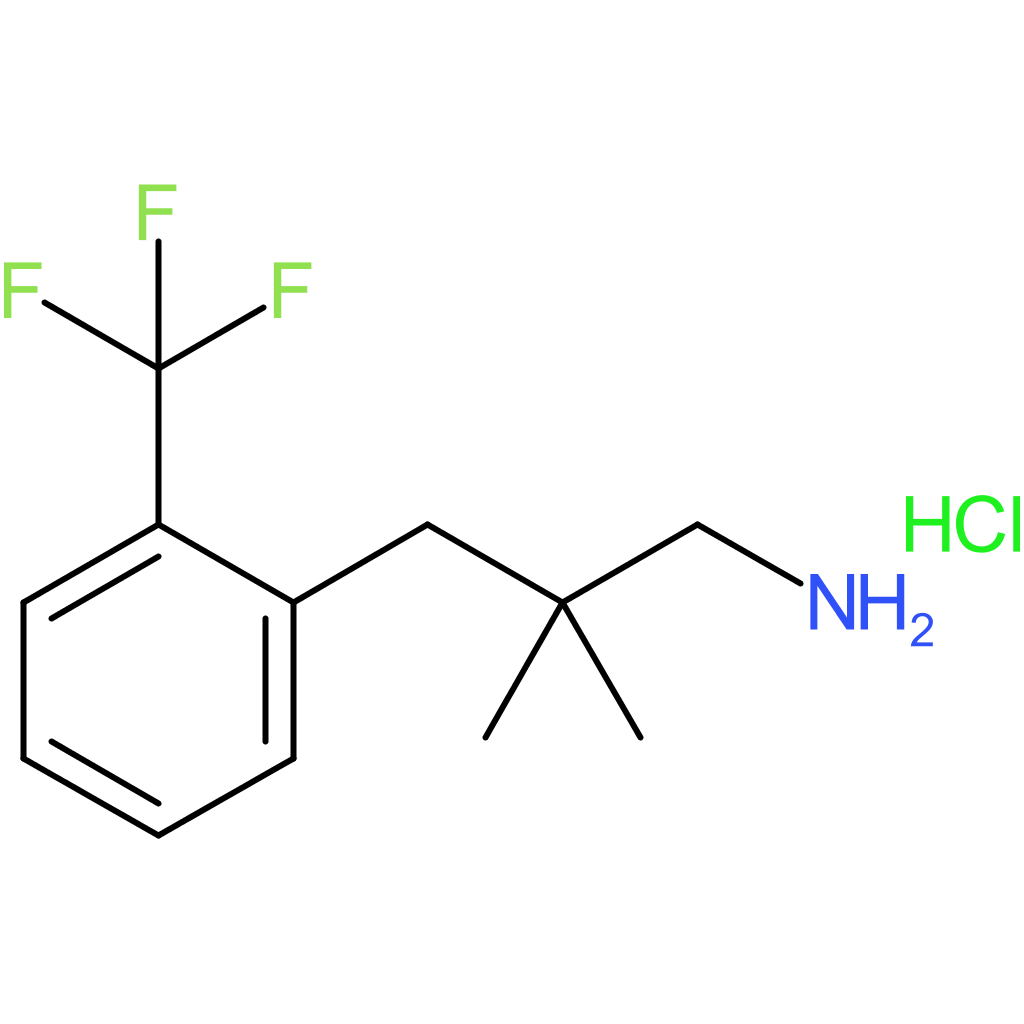 2,2-Dimethyl-3-[2-(trifluoromethyl)phenyl]propan-1-amine hydrochloride