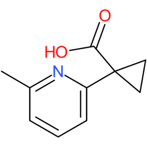 1-(6-Methylpyridin-2-yl)cyclopropane-1-carboxylic acid