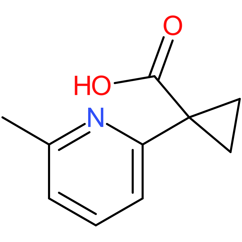 1-(6-Methylpyridin-2-yl)cyclopropane-1-carboxylic acid