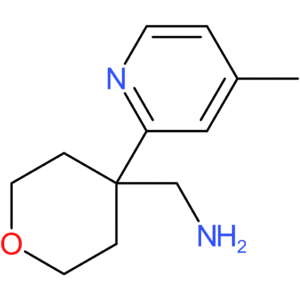 [4-(4-Methylpyridin-2-yl)oxan-4-yl]methanamine