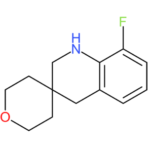 8′-Fluoro-2′,4′-dihydro-1’H-spiro[oxane-4,3′-quinoline]