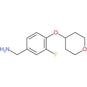 [3-Fluoro-4-(oxan-4-yloxy)phenyl]methanamine