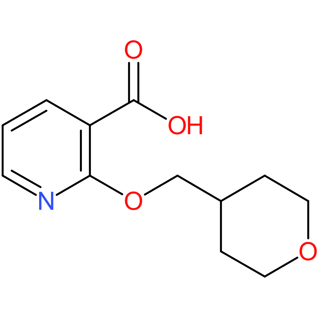 2-(Oxan-4-ylmethoxy)pyridine-3-carboxylic acid