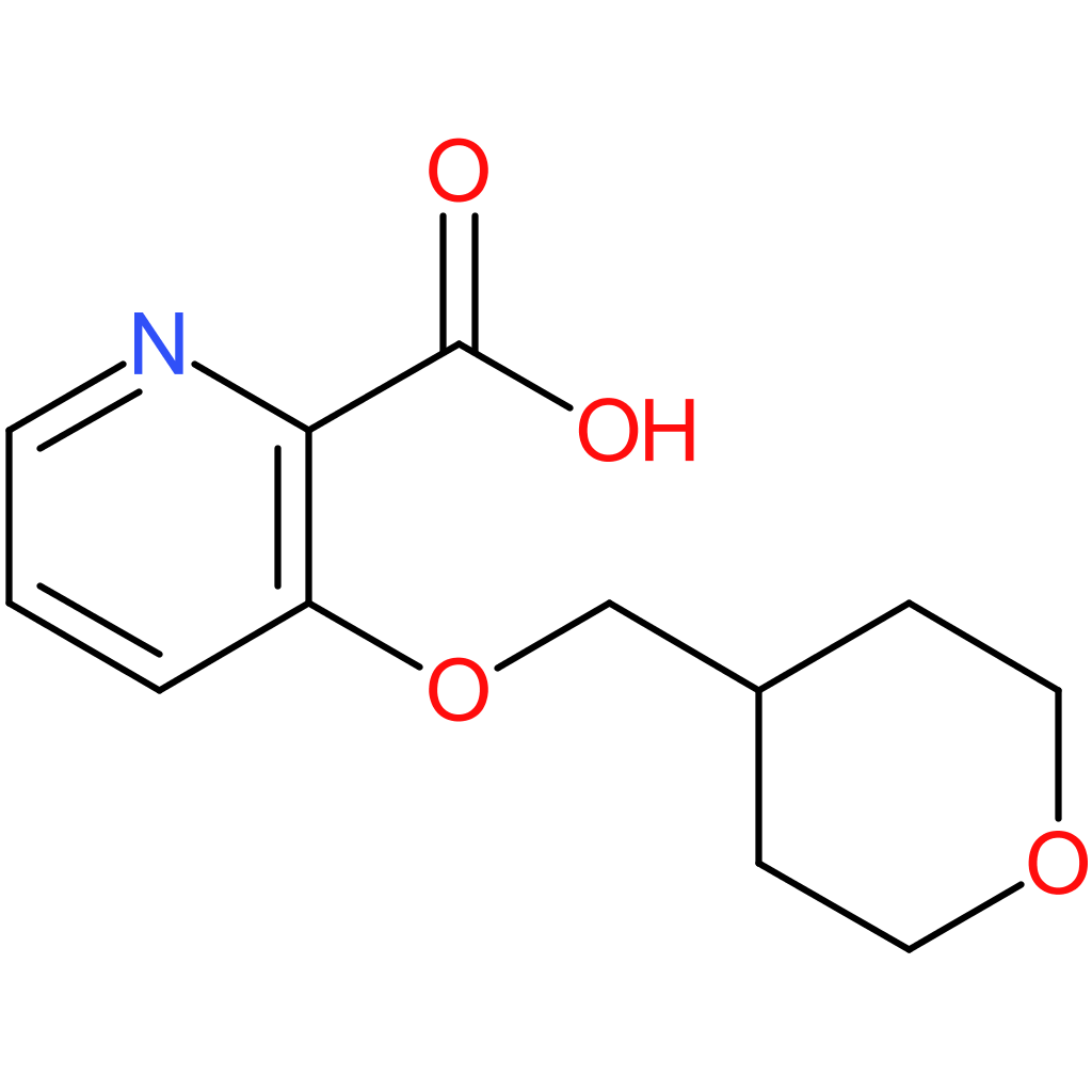 3-(Oxan-4-ylmethoxy)pyridine-2-carboxylic acid