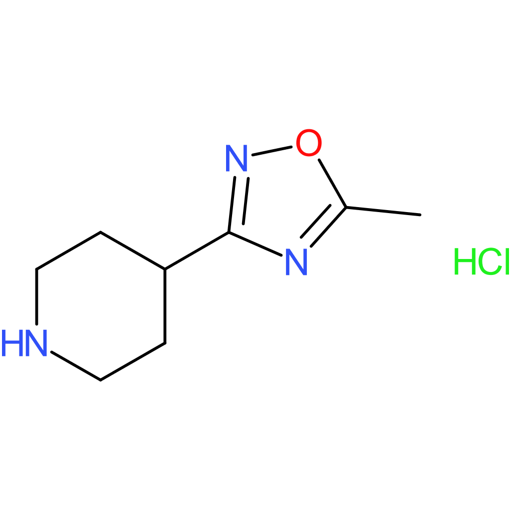 4-(5-Methyl-1,2,4-oxadiazol-3-yl)piperidine hydrochloride