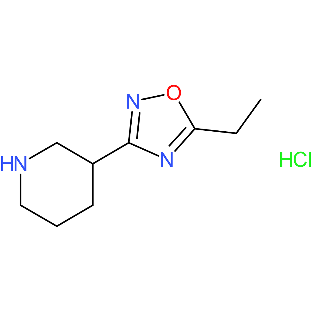 3-(5-Ethyl-1,2,4-oxadiazol-3-yl)piperidine hydrochloride