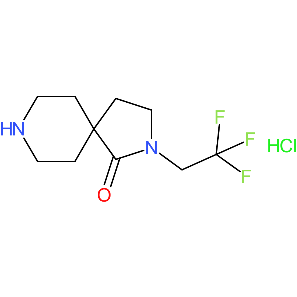 2-(2,2,2-Trifluoroethyl)-2,8-diazaspiro[4.5]decan-1-one hydrochloride