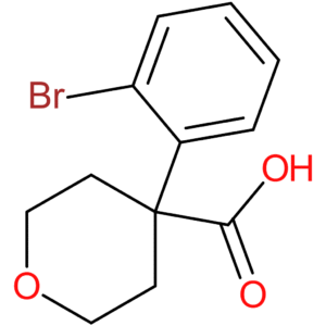 4-(2-Bromophenyl)oxane-4-carboxylic acid