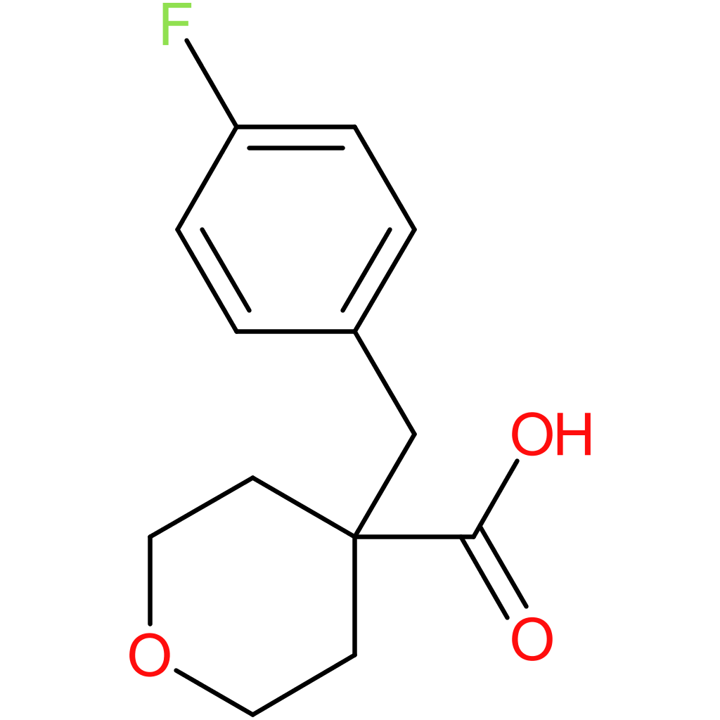 4-[(4-Fluorophenyl)methyl]oxane-4-carboxylic acid