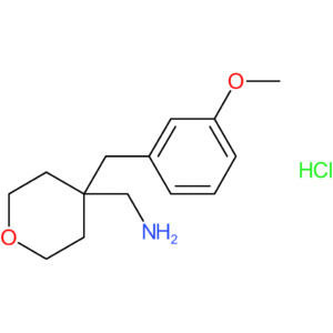 {4-[(3-Methoxyphenyl)methyl]oxan-4-yl}methanamine hydrochloride