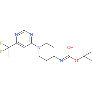tert-Butyl N-{1-[6-(trifluoromethyl)pyrimidin-4-yl]piperidin-4-yl}carbamate