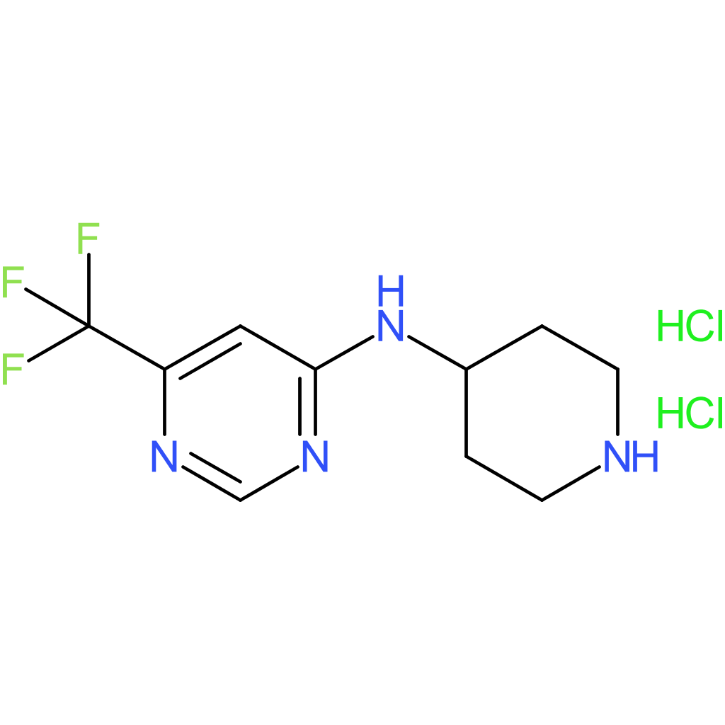 N-(Piperidin-4-yl)-6-(trifluoromethyl)pyrimidin-4-amine dihydrochloride