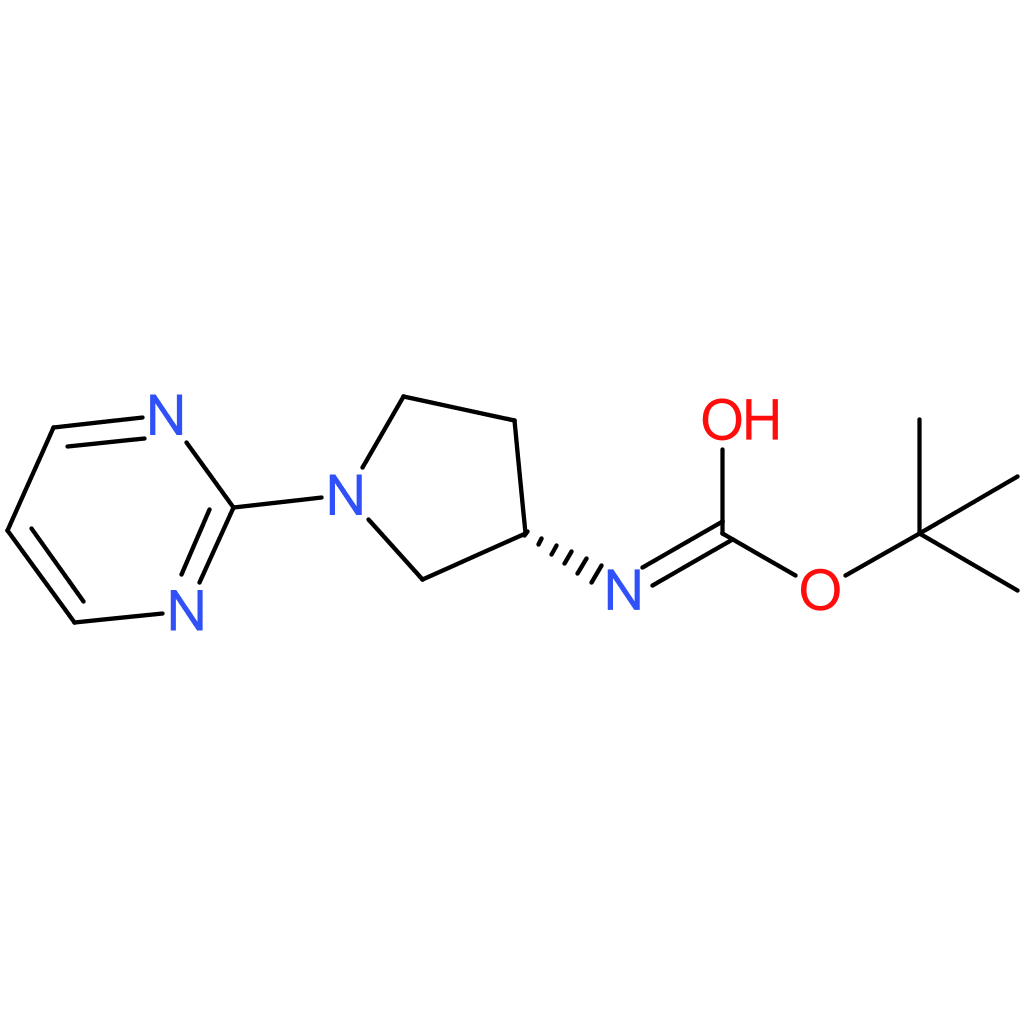 tert-Butyl N-[(3S)-1-(pyrimidin-2-yl)pyrrolidin-3-yl]carbamate