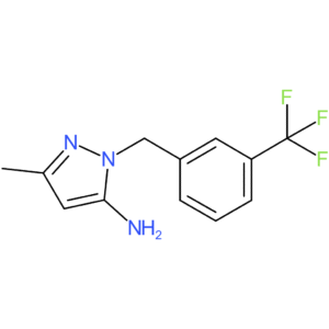 3-Methyl-1-[3-(trifluoromethyl)benzyl]-1H-pyrazol-5-amine