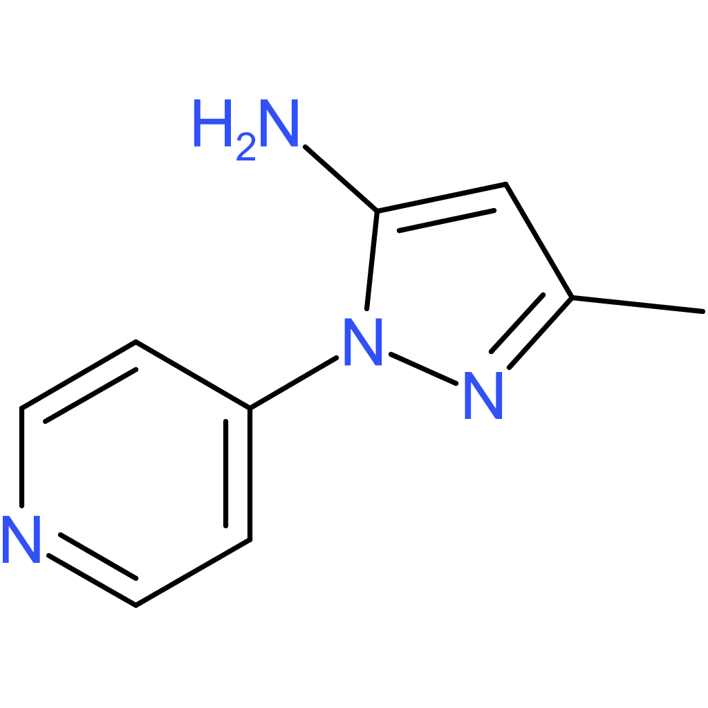 3-Methyl-1-(pyridin-4-yl)-1H-pyrazol-5-amine