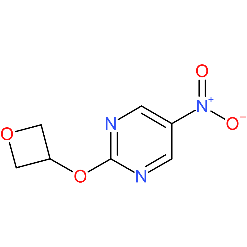 5-Nitro-2-(oxetan-3-yloxy)pyrimidine