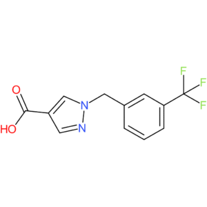 1-[3-(Trifluoromethyl)benzyl]-1H-pyrazole-4-carboxylic acid