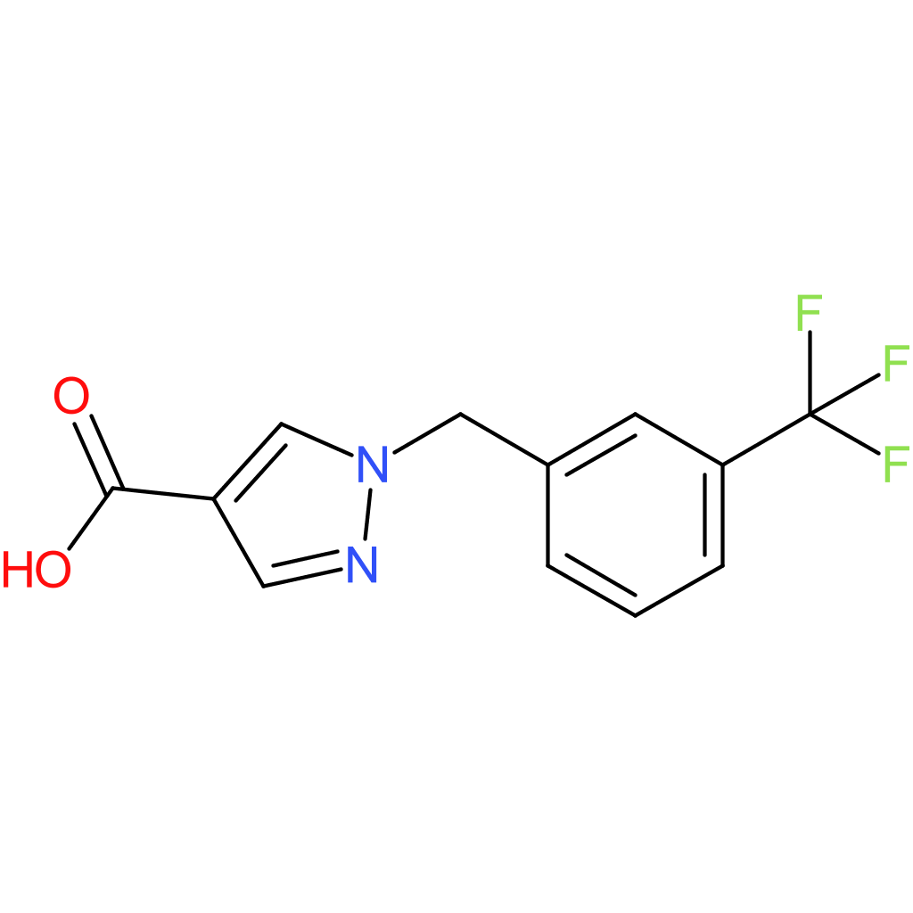 1-[3-(Trifluoromethyl)benzyl]-1H-pyrazole-4-carboxylic acid