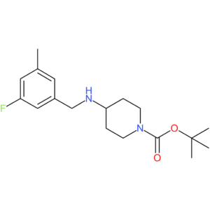 tert-Butyl 4-(3-fluoro-5-methylbenzylamino)piperidine-1-carboxylate