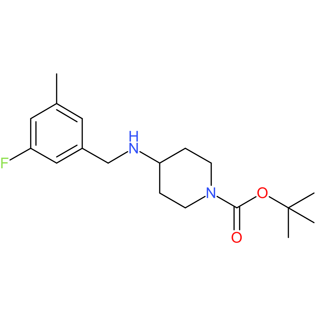 tert-Butyl 4-(3-fluoro-5-methylbenzylamino)piperidine-1-carboxylate