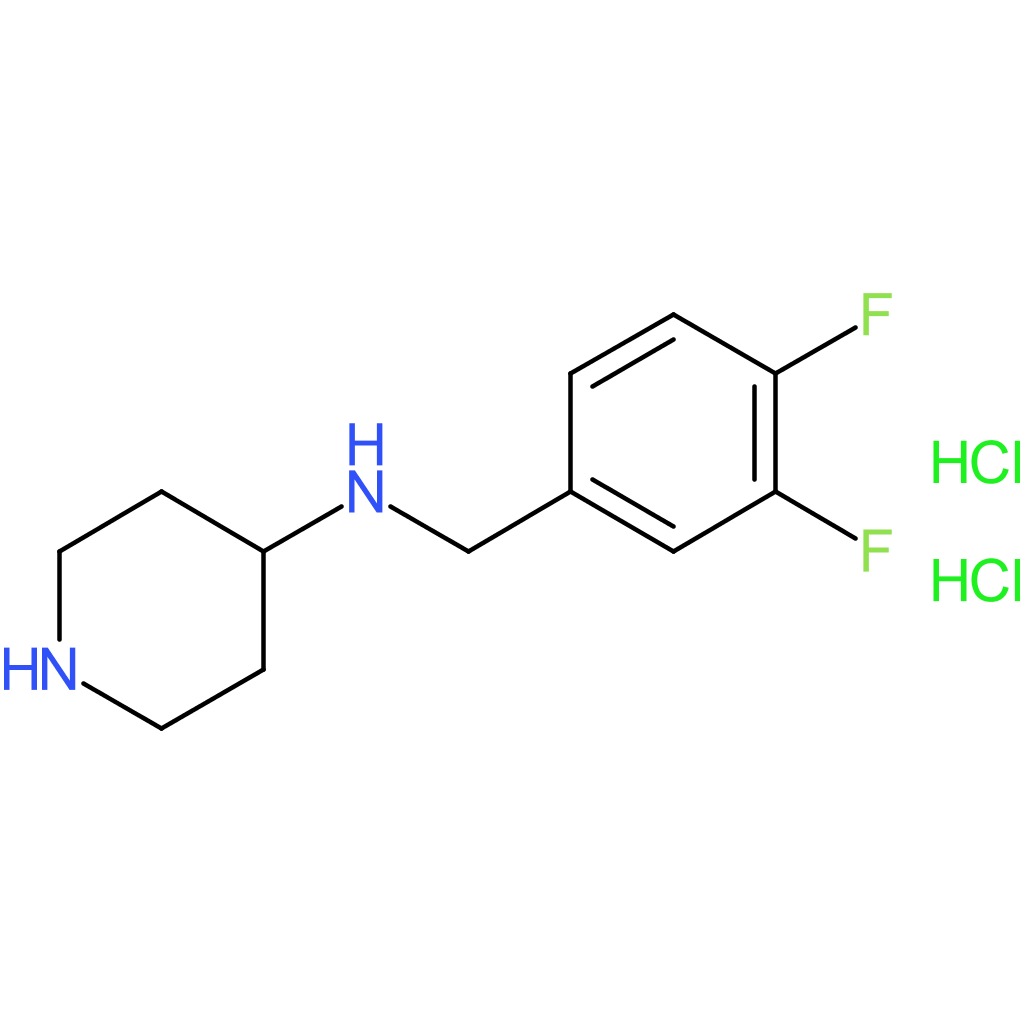 N-(3,4-Difluorobenzyl)piperidin-4-amine dihydrochloride