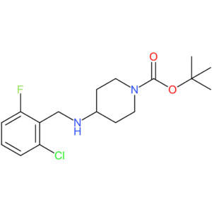 tert-Butyl 4-(2-chloro-6-fluorobenzylamino)piperidine-1-carboxylate