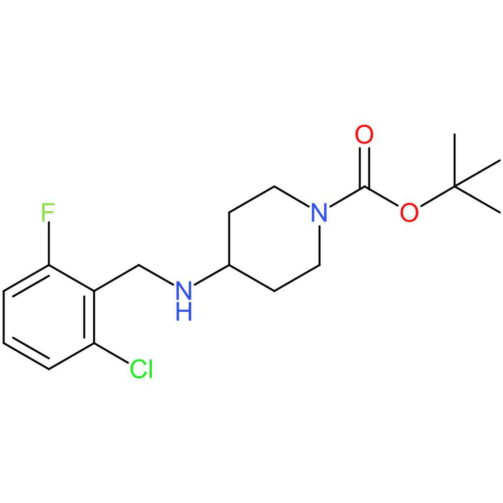 tert-Butyl 4-(2-chloro-6-fluorobenzylamino)piperidine-1-carboxylate