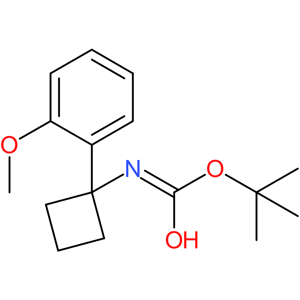 tert-Butyl N-[1-(2-methoxyphenyl)cyclobutyl]carbamate