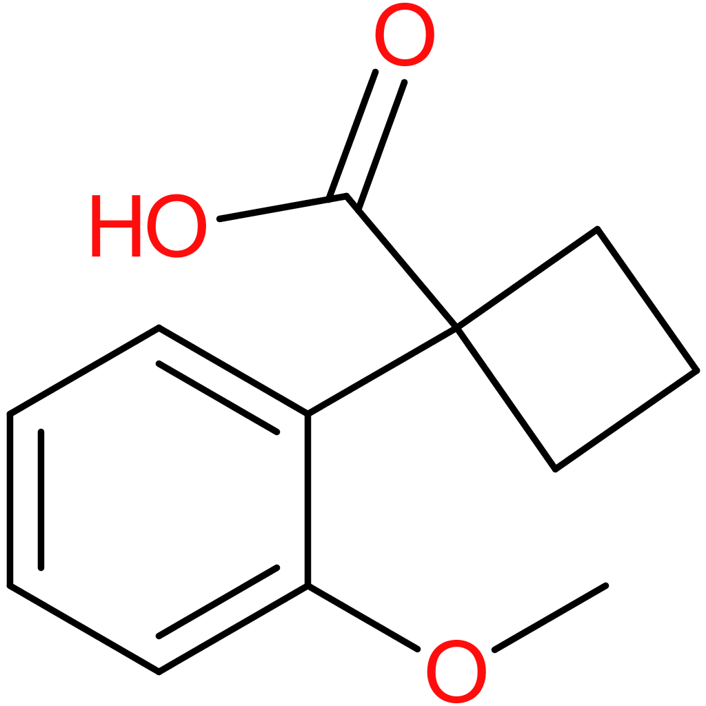 1-(2-Methoxyphenyl)cyclobutane-1-carboxylic acid
