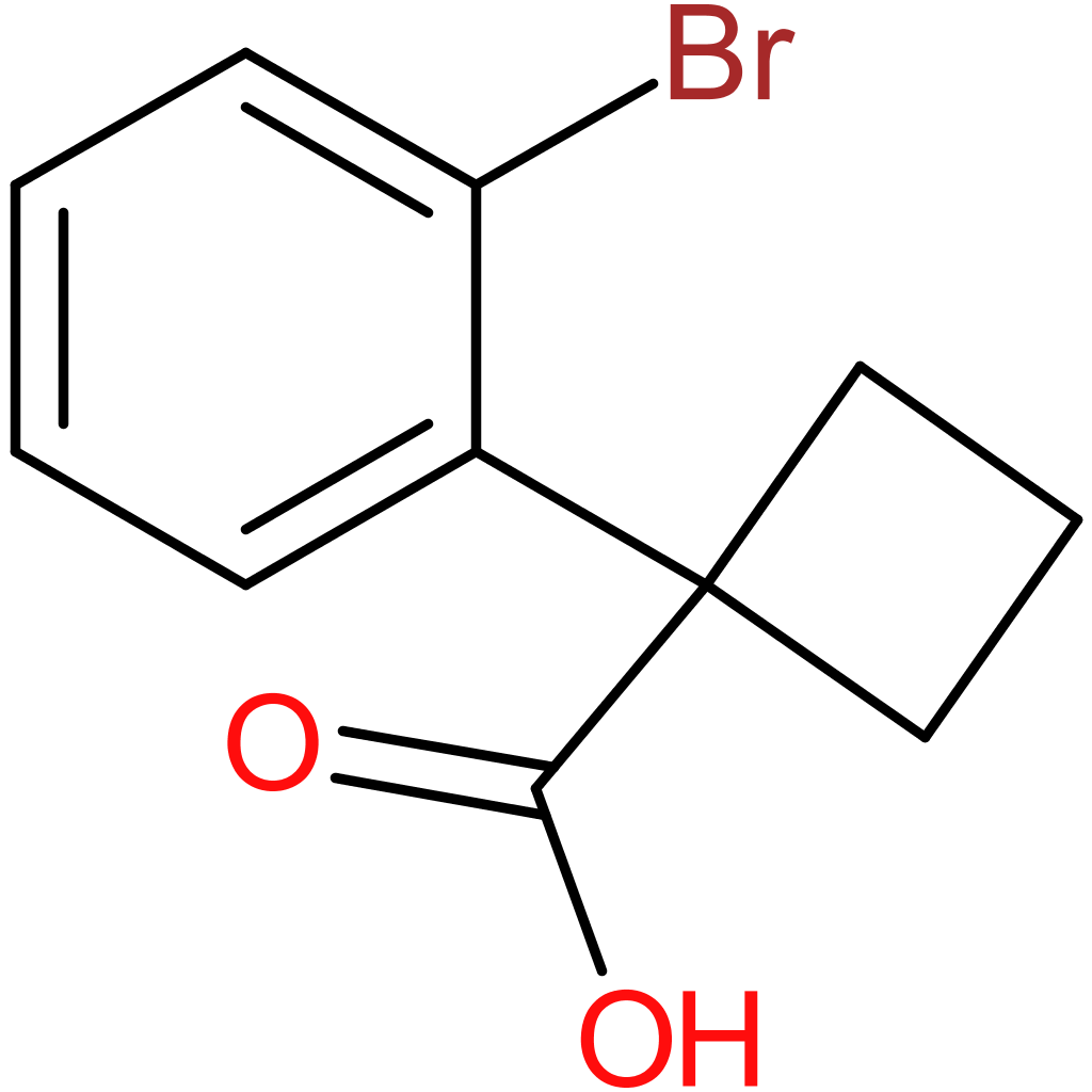 1-(2-Bromophenyl)cyclobutane-1-carboxylic acid
