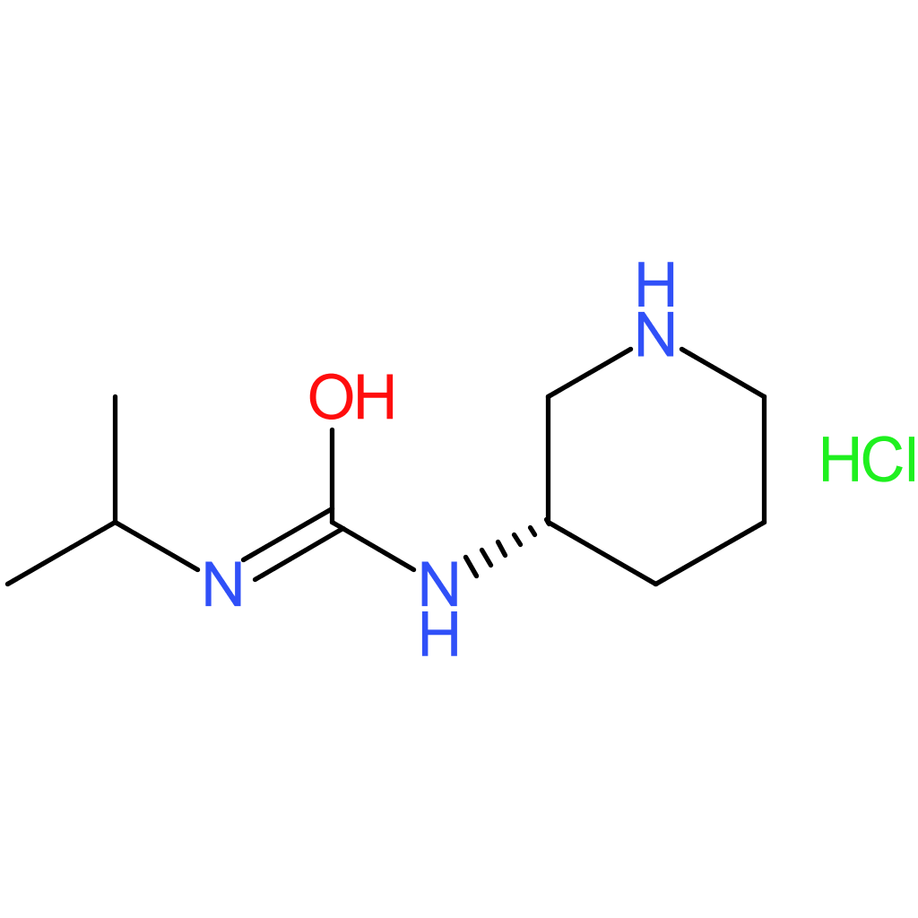 (S)-1-(Piperidin-3-yl)-3-(propan-2-yl)urea hydrochloride