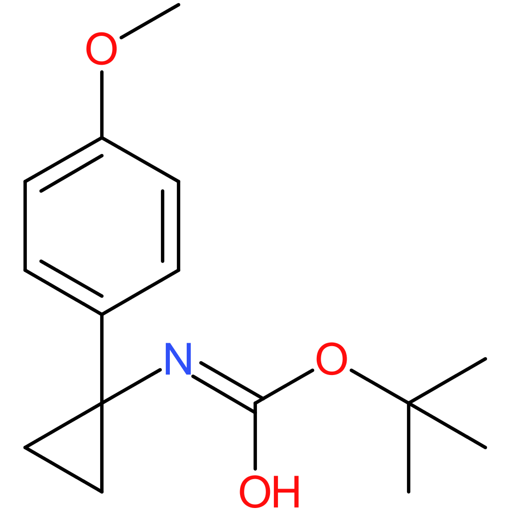 tert-Butyl N-[1-(4-methoxyphenyl)cyclopropyl]carbamate