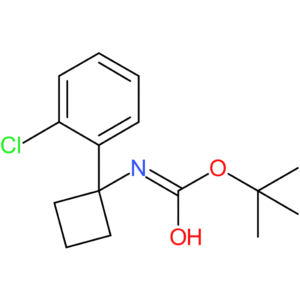tert-Butyl N-[1-(2-chlorophenyl)cyclobutyl]carbamate