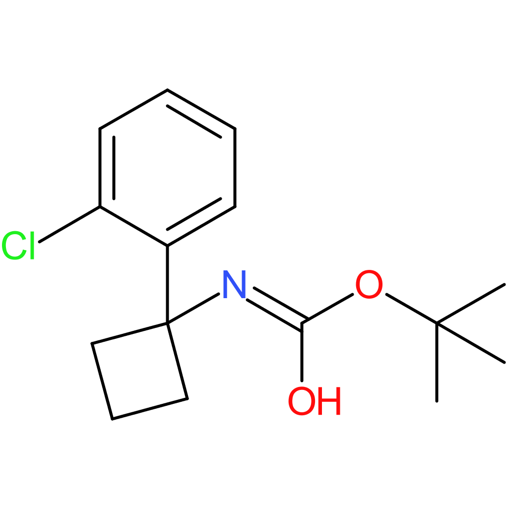 tert-Butyl N-[1-(2-chlorophenyl)cyclobutyl]carbamate