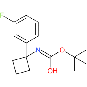 tert-Butyl N-[1-(3-fluorophenyl)cyclobutyl]carbamate
