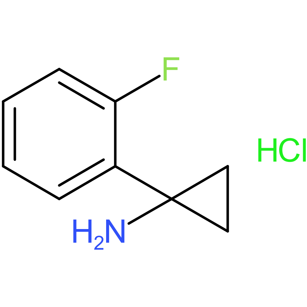 1-(2-Fluorophenyl)cyclopropan-1-amine hydrochloride