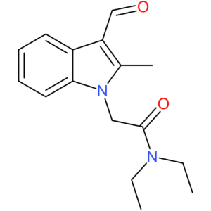 N,N-diethyl-2-(3-formyl-2-methyl-1H-indol-1-yl)acetamide