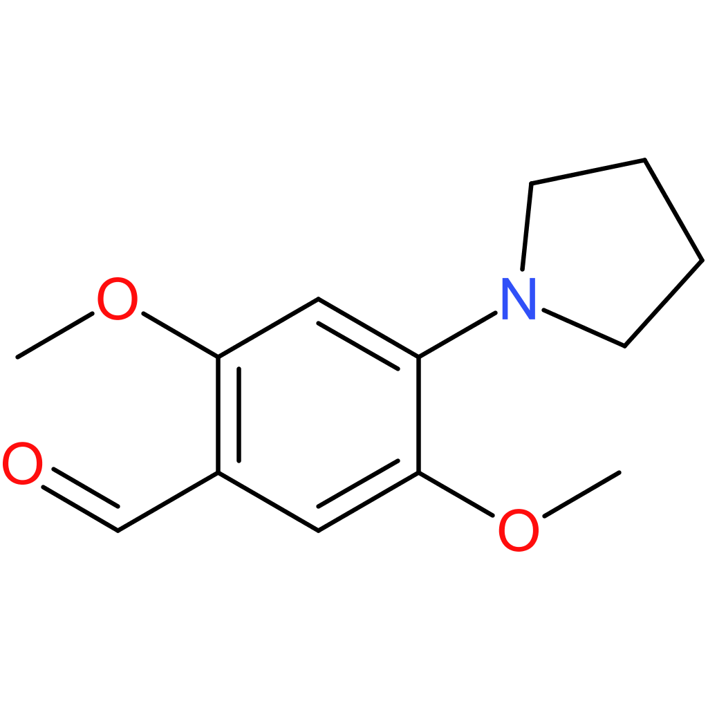 2,5-dimethoxy-4-(pyrrolidin-1-yl)benzaldehyde