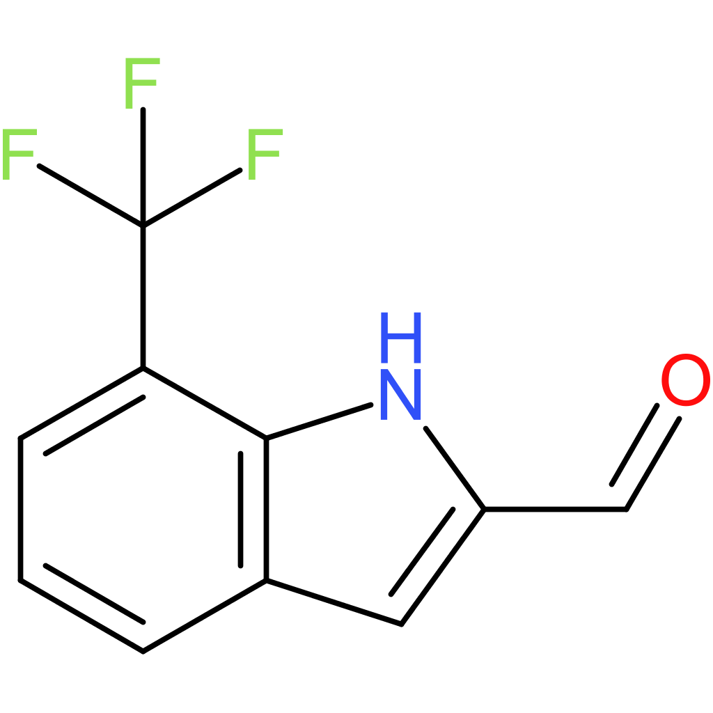 7-(trifluoromethyl)-1H-indole-2-carbaldehyde