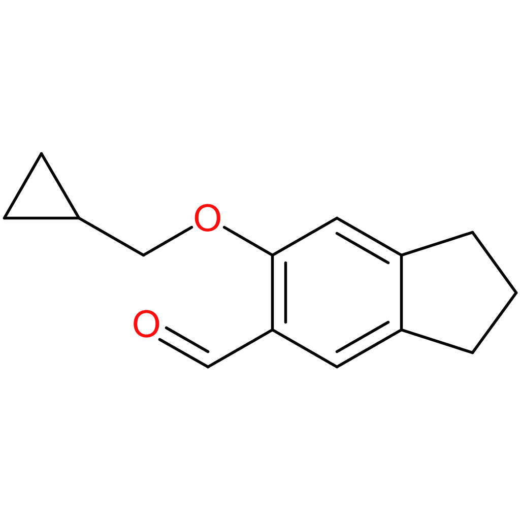 6-(cyclopropylmethoxy)-2,3-dihydro-1H-indene-5-carbaldehyde