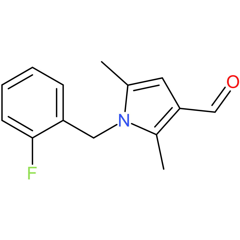 1-(2-fluorobenzyl)-2,5-dimethyl-1H-pyrrole-3-carbaldehyde