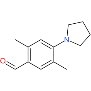 2,5-dimethyl-4-(pyrrolidin-1-yl)benzaldehyde