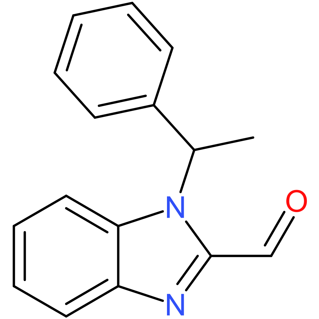 1-(1-phenylethyl)-1H-benzo[d]imidazole-2-carbaldehyde