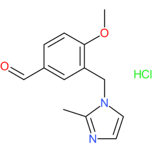 4-methoxy-3-((2-methyl-1H-imidazol-1-yl)methyl)benzaldehyde hydrochloride