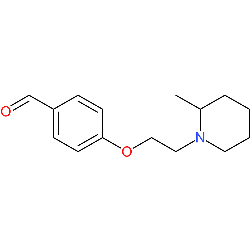 4-(2-(2-methylpiperidin-1-yl)ethoxy)benzaldehyde