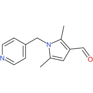 2,5-dimethyl-1-(pyridin-4-ylmethyl)-1H-pyrrole-3-carbaldehyde