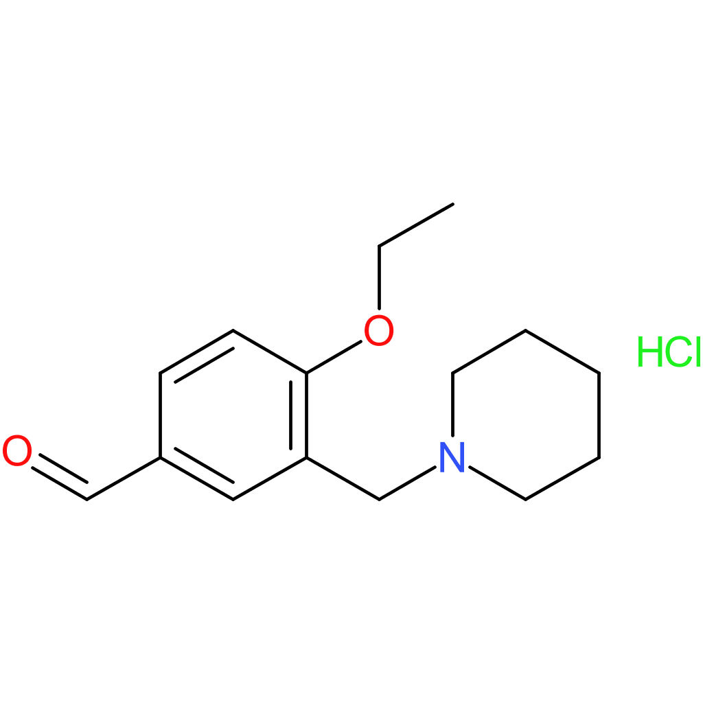 4-ethoxy-3-(piperidin-1-ylmethyl)benzaldehyde hydrochloride