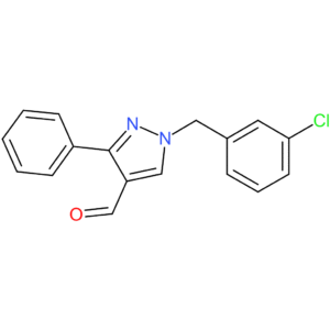1-(3-chlorobenzyl)-3-phenyl-1H-pyrazole-4-carbaldehyde