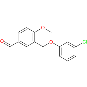 3-((3-chlorophenoxy)methyl)-4-methoxybenzaldehyde