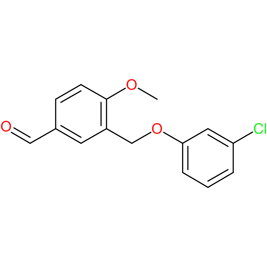 3-((3-chlorophenoxy)methyl)-4-methoxybenzaldehyde